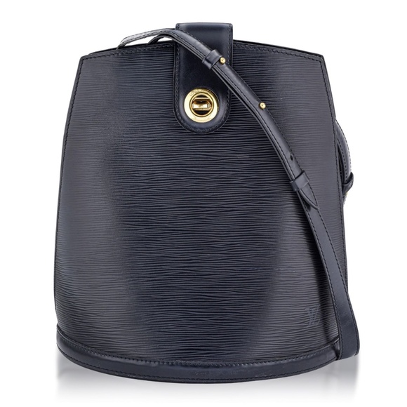 Authentic Louis Vuitton Epi Cluny Shoulder Bag, Black color  M52252 - Picture 1 of 17